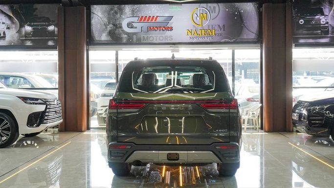 New Lexus LX 600 IV, 3.4 l, 2025 in Dubai by Najem Motors, Green color. GCC Specs | AUTO.AE