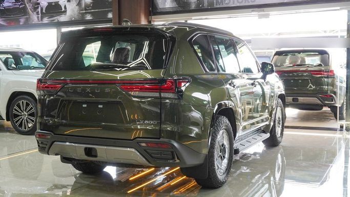 New Lexus LX 600 IV, 3.4 l, 2025 in Dubai by Najem Motors, Green color. GCC Specs | AUTO.AE