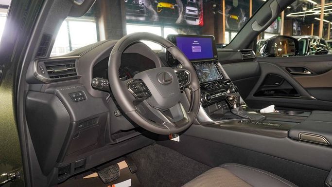 New Lexus LX 600 IV, 3.4 l, 2025 in Dubai by Najem Motors, Green color. GCC Specs | AUTO.AE