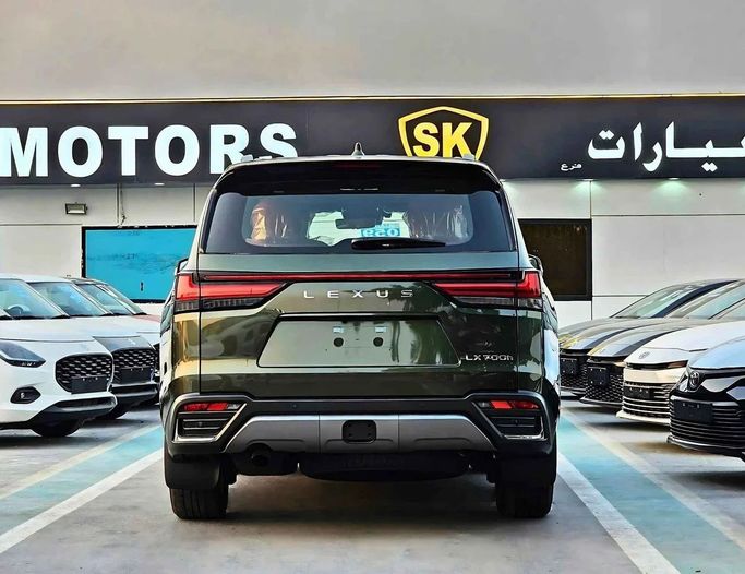 New Lexus LX 700h IV, 3.4 l, 2025 in Dubai by SK Motors, Green color. GCC Specs | AUTO.AE