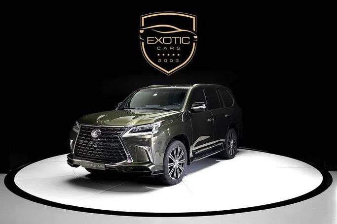 مستعملة Lexus LX 570 ثالثاً شد الوجه 2, 5.7 l, 2021 في في دبي من Exotic Cars، اللون أخضر. مواصفات الخليج | AUTO.AE