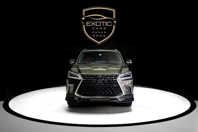 مستعملة Lexus LX 570 ثالثاً شد الوجه 2, 5.7 l, 2021 في في دبي من Exotic Cars، اللون أخضر. مواصفات الخليج | AUTO.AE