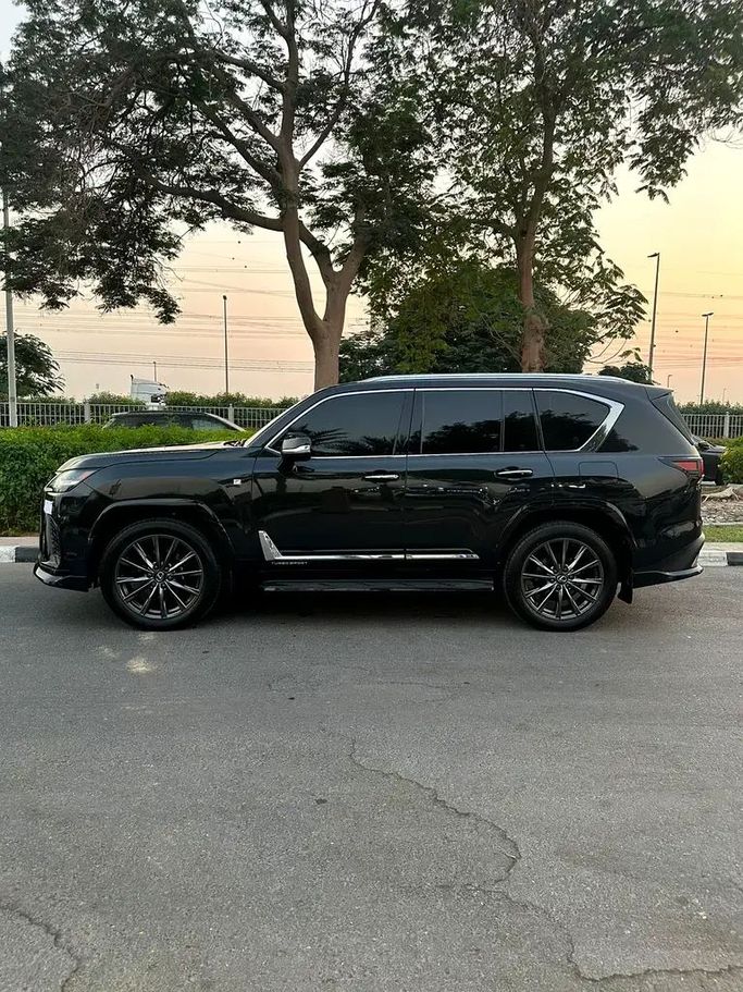 Used Lexus LX 600 IV, 3.4 l, 2024 in Dubai by First Choice Motors, Black color. GCC Specs | AUTO.AE