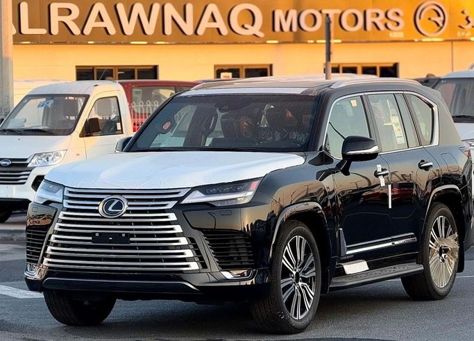 Новый Lexus LX 600 IV, 3.4 л, 2025 в Дубае от Al Rawnaq Motors  Черный цвет. GCC | AUTO.AE