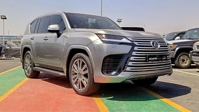 New Lexus LX 600 IV, 3.4 l, 2022 in Dubai by Atlantis Motors FZE, Silver color. GCC Specs | AUTO.AE