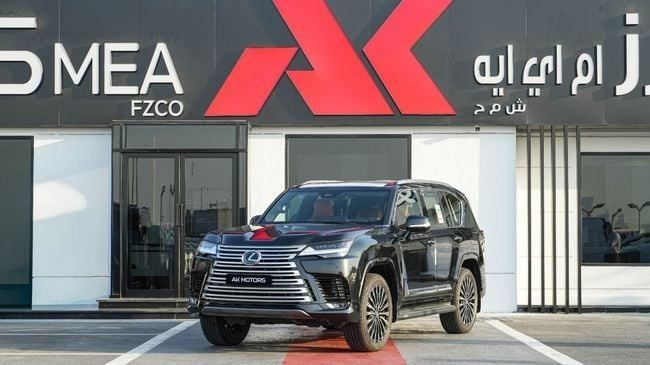 Новый Lexus LX 600 IV, 3.4 л, 2025 в Дубае от AK Motors MEA Черный цвет. GCC | AUTO.AE