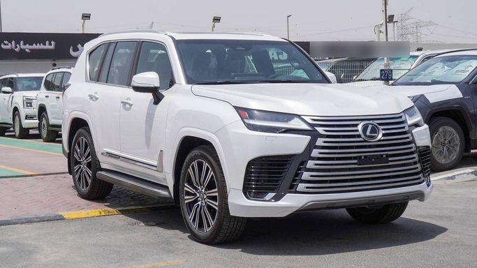 New Lexus LX 600 IV, 3.4 l, 2025 in Dubai by Atlantis Motors FZE, White color. GCC Specs | AUTO.AE