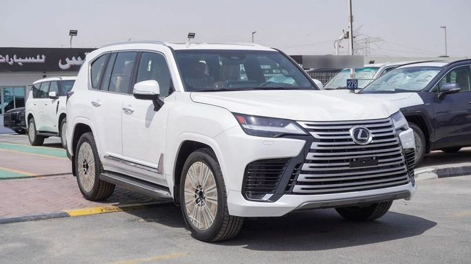New Lexus LX 600 IV, 3.4 l, 2025 in Dubai by Atlantis Motors FZE, White color. GCC Specs | AUTO.AE