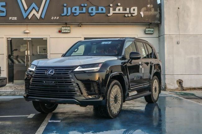 جديدة Lexus LX 700h رابعاً, 3.4 l, 2025 في في دبي من White Waves Motors Fze، اللون أسود. مواصفات الخليج | AUTO.AE