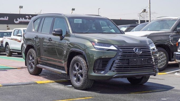 Новый Lexus LX 600 IV, 3.4 л, 2025 в Дубае от Atlantis Motors FZE Зеленый цвет. GCC | AUTO.AE | Объявление #265890