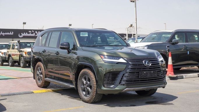 Новый Lexus LX 600 IV, 3.4 л, 2025 в Дубае от Atlantis Motors FZE Зеленый цвет. GCC | AUTO.AE | Объявление #265916