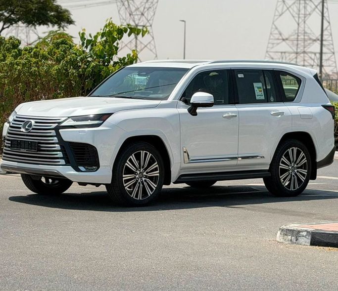 New Lexus LX 600 IV, 3.4 l, 2026 in Dubai by Atlantis Motors FZE, White color. GCC Specs | AUTO.AE | Listing #266692