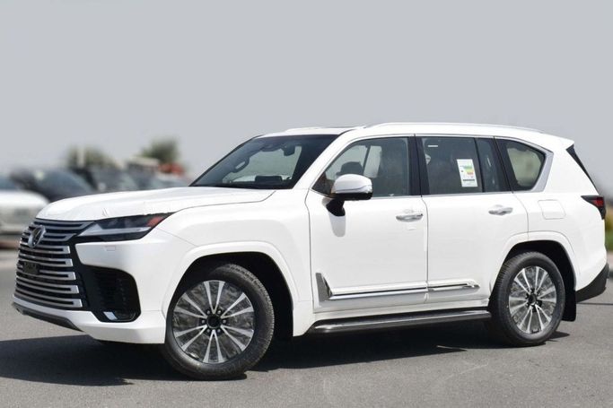 New Lexus LX 700h IV, 3.4 l, 2025 in Dubai by TARGET MOTORS FZE, White color. GCC Specs | AUTO.AE | Listing #270208