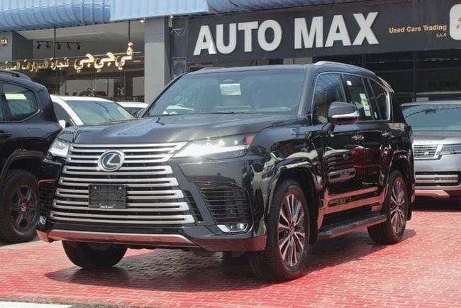 جديدة ⁦Lexus LX 600 رابعاً، 3.4 l، 2026⁩ في في الإمارات, دبي من Auto Max used Car Trading LLC، اللون أسود. مواصفات الخليج | AUTO.AE | إعلان #287544
