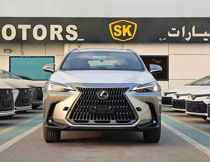 New Lexus NX 350 II, 2.4 l, 2025 in Dubai by SK Motors, Grey color. Chinese Specs | AUTO.AE