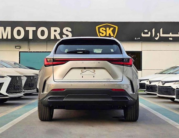 New Lexus NX 350 II, 2.4 l, 2025 in Dubai by SK Motors, Grey color. Chinese Specs | AUTO.AE