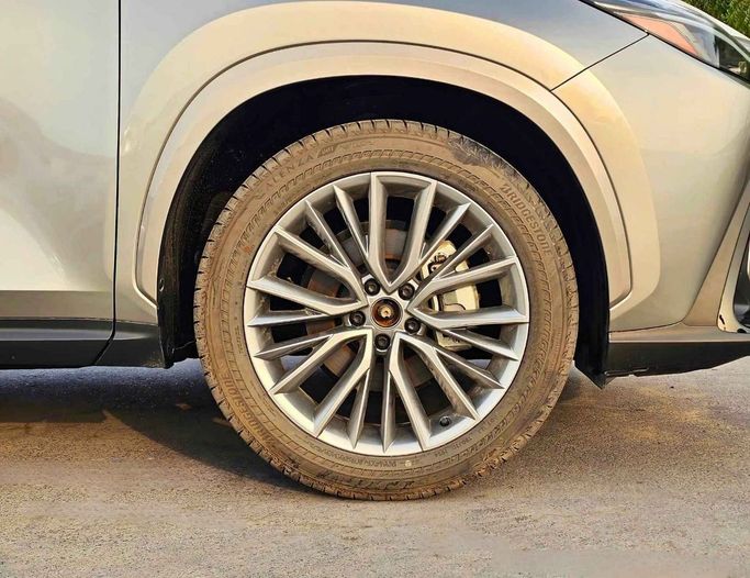 New Lexus NX 350 II, 2.4 l, 2025 in Dubai by SK Motors, Grey color. Chinese Specs | AUTO.AE