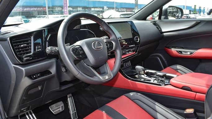 New Lexus NX 350 II, 2.4 l, 2022 in Dubai by Saad Idan Motors, Green color. GCC Specs | AUTO.AE