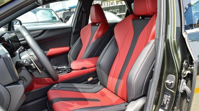 New Lexus NX 350 II, 2.4 l, 2022 in Dubai by Saad Idan Motors, Green color. GCC Specs | AUTO.AE