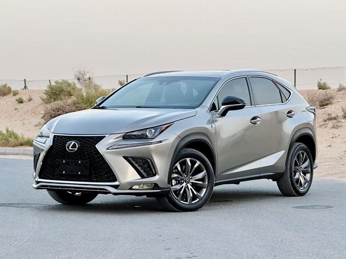 Подержанный Lexus NX 300 I Рестайлинг, 2.0 л, 2020 в Дубае от Aryana Motors Fzco Золотистый цвет. Американская | AUTO.AE