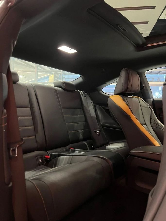 Used Lexus RC 350 I Facelift, 3.5 l, 2023 in Dubai by A Class Motors, Yellow color.  | AUTO.AE