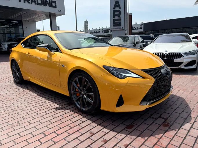 Подержанный Lexus RC 350 I Рестайлинг, 3.5 л, 2020 в Дубае от Nice Cars Motos Желтый цвет. GCC | AUTO.AE | Объявление #255746