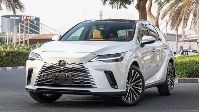 Новый Lexus RX 350 V, 2.4 л, 2025 в Дубае от Dresden Motors Белый цвет. Канадская | AUTO.AE