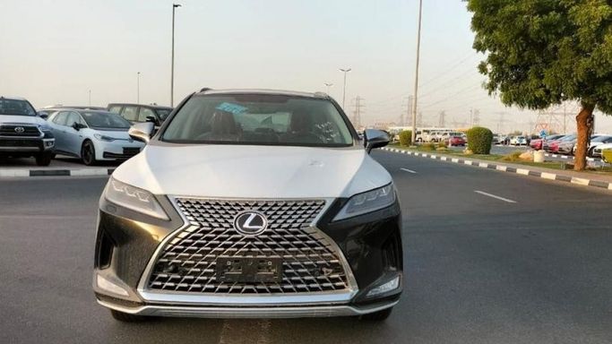 New Lexus RX 350 V, 2.4 l, 2022 in Dubai by Mohamed Hakim Motors, Black color. GCC Specs | AUTO.AE