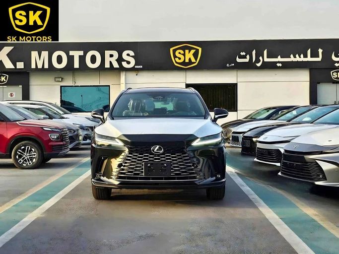 New Lexus RX 350 V, 2.4 l, 2025 in Dubai by SK Motors, Black color. GCC Specs | AUTO.AE