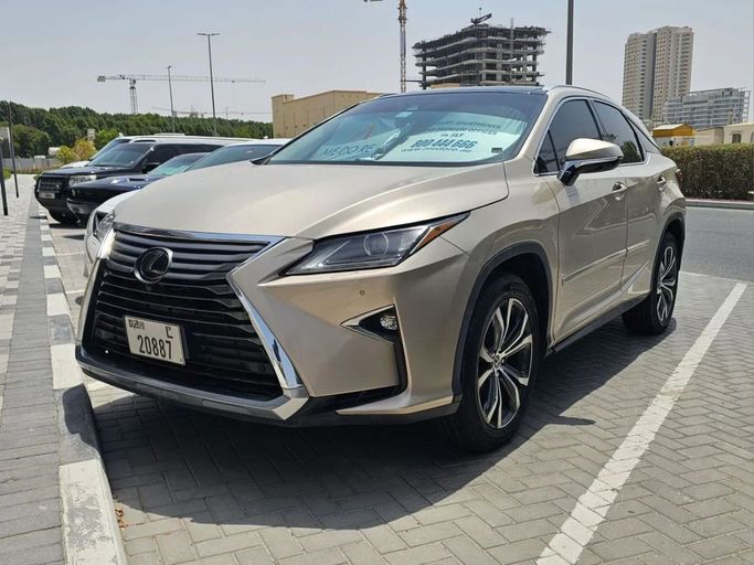 Новый Lexus RX 350 IV Рестайлинг, 3.5 л, 2019 в Дубае от SK Motors Бежевый цвет. Американская | AUTO.AE