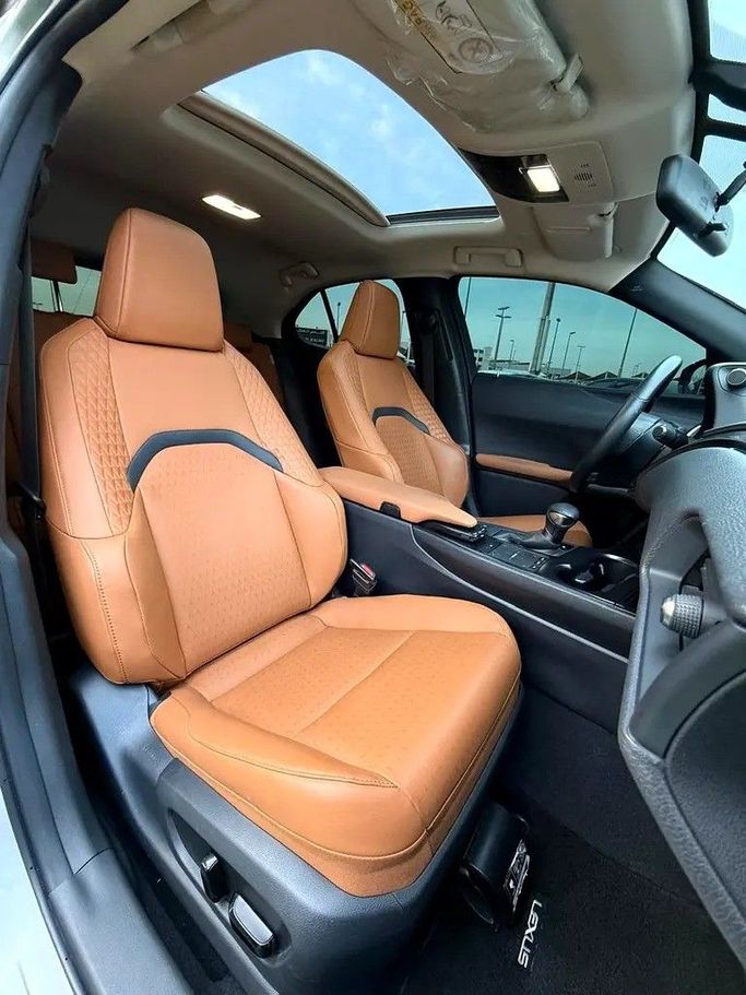 Used Lexus UX 200 I, 2.0 l, 2022 in Dubai by Platform Used Cars, Golden color. GCC Specs | AUTO.AE