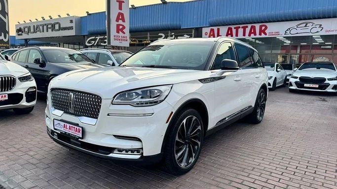 Used Lincoln Aviator II, 3.0 l, 2023 in Dubai by Ignite Used Cars, White color. GCC Specs | AUTO.AE