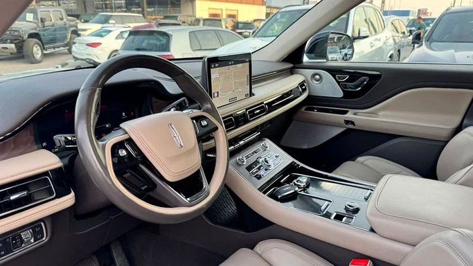 Used Lincoln Aviator II, 3.0 l, 2023 in Dubai by Ignite Used Cars, White color. GCC Specs | AUTO.AE