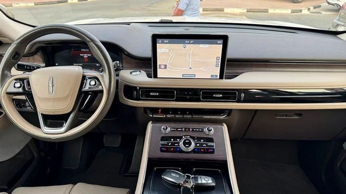 Used Lincoln Aviator II, 3.0 l, 2023 in Dubai by Ignite Used Cars, White color. GCC Specs | AUTO.AE