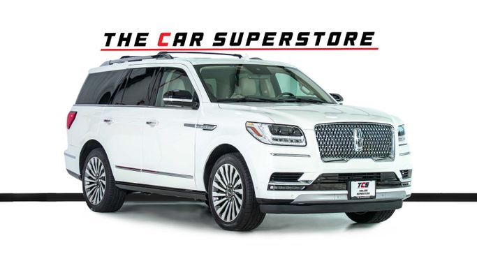 Подержанный Lincoln Navigator IV, 3.5 л, 2021 в Дубае от The Car Superstore Белый цвет. GCC | AUTO.AE