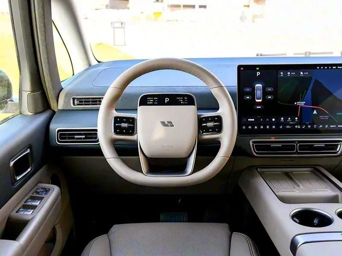 New LiXiang Mega, 2025 in Dubai by EvExperts, Grey color. Chinese Specs | AUTO.AE