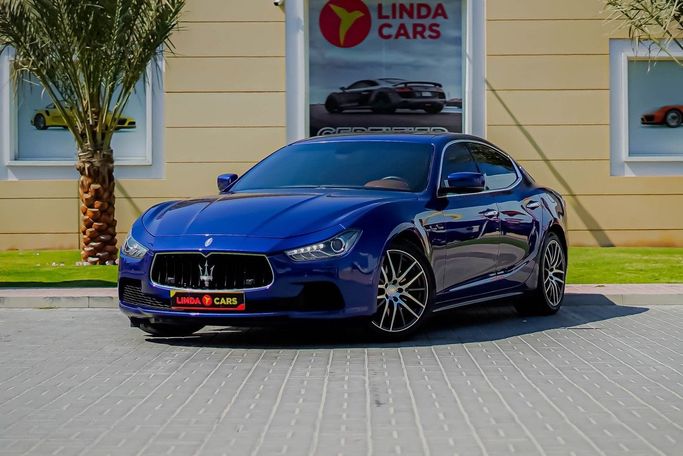 Used Maserati Ghibli III, 3.0 l, 2015 in Dubai by Linda Cars, Blue color. GCC Specs | AUTO.AE