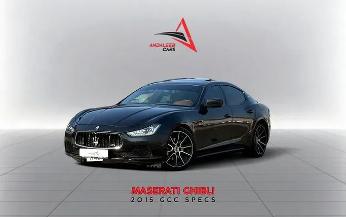 Подержанный Maserati Ghibli III, 3.0 л, 2015 в Дубае от Andaleeb Cars Черный цвет. GCC | AUTO.AE