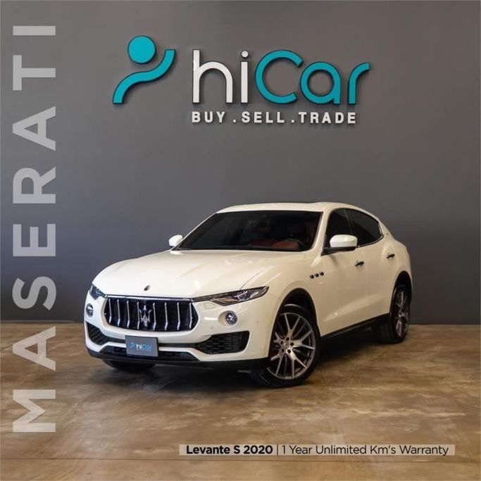 مستعملة Maserati Levante I, 3.0 l, 2020 في في دبي من Hi Car Approved Pre-Owned Cars Showroom، اللون أبيض. مواصفات الخليج | AUTO.AE