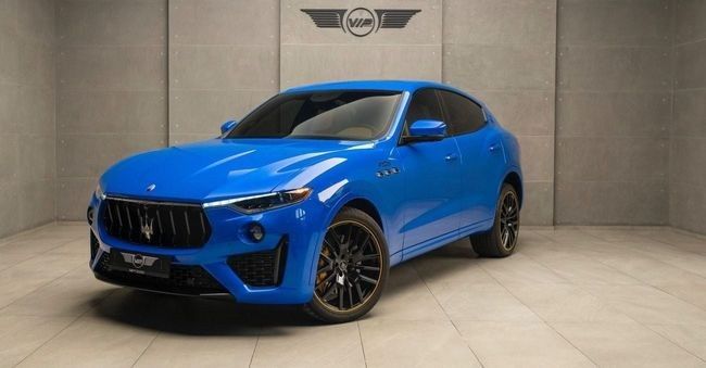 Used ⁦Maserati Levante I Facelift, 3.0 l, 2022⁩ in UAE, Dubai by VIP Design, Blue color. GCC Specs | AUTO.AE | Listing #287894