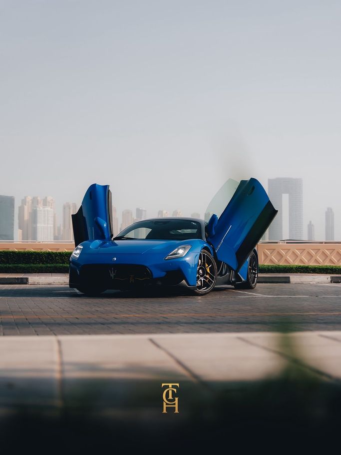 Used Maserati MC20, 3.0 l, 2023 in Dubai by TCH MOTORS, Blue color. Japanese Specs | AUTO.AE