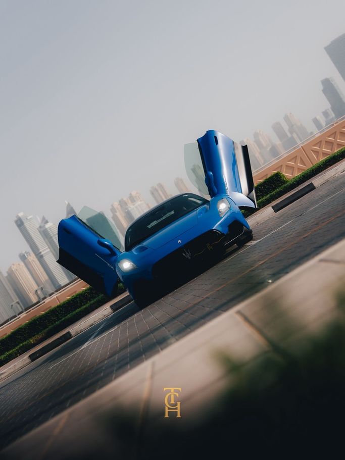 Used Maserati MC20, 3.0 l, 2023 in Dubai by TCH MOTORS, Blue color. Japanese Specs | AUTO.AE