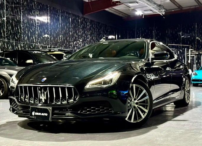 Used Maserati Quattroporte S VI Facelift 2, 3.0 l, 2021 in Dubai by Zeus Motors, Black color. GCC Specs | AUTO.AE