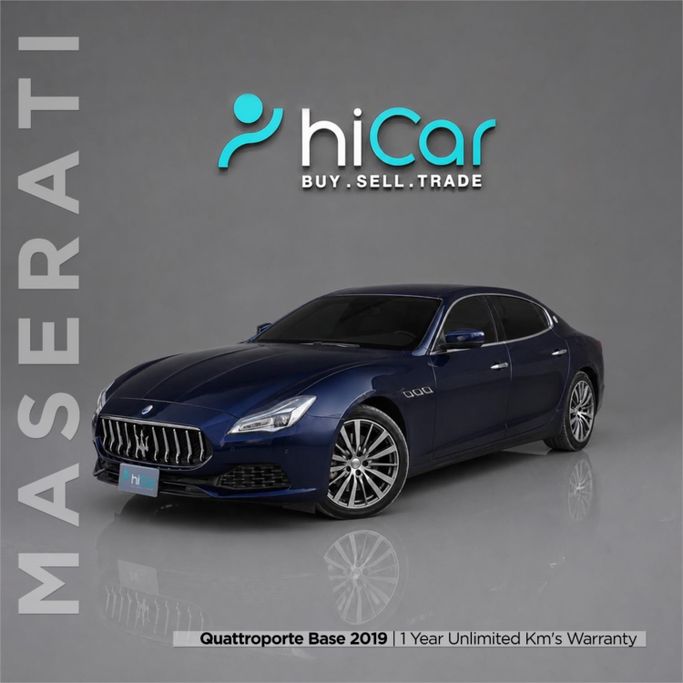 Подержанный Maserati Quattroporte S Q4 VI Рестайлинг, 3.0 л, 2019 в ОАЭ, Дубай от Hi Car Approved Pre-Owned Cars Showroom Синий цвет.  | AUTO.AE | Объявление #278793