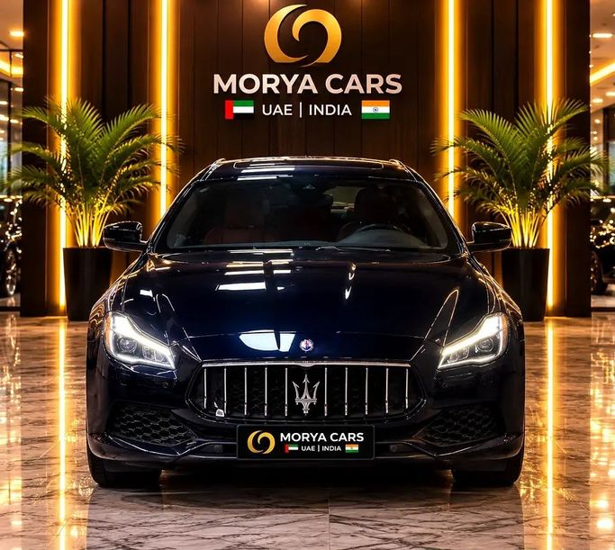 Used ⁦Maserati Quattroporte S VI Facelift, 3.0 l, 2019⁩ in UAE, Dubai by Morya Jeswani Cars, Blue color. GCC Specs | AUTO.AE | Listing #288483