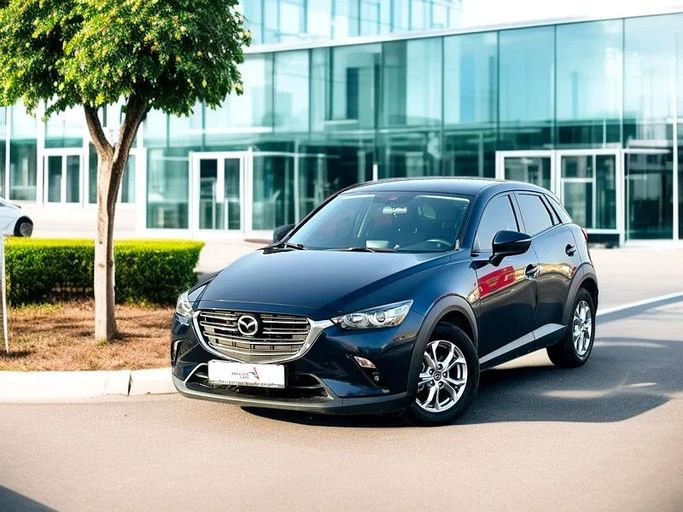 Подержанный Mazda CX-3 I Рестайлинг, 2.0 л, 2021 в Дубае от Andaleeb Cars Синий цвет. GCC | AUTO.AE
