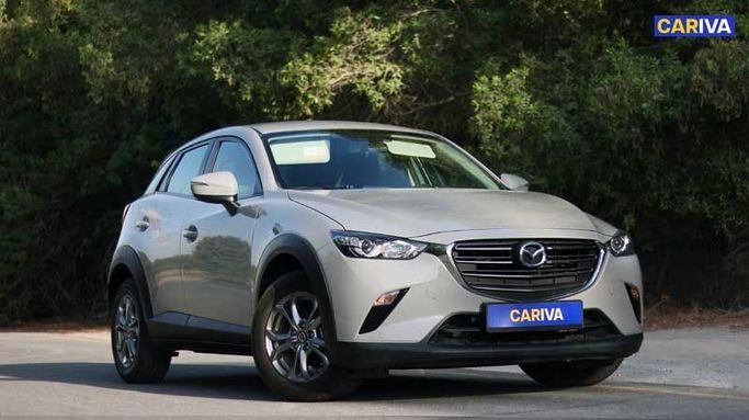 Used Mazda CX-3 I Facelift, 1.5 l, 2024 in Dubai by Cariva Used Cars , White color. GCC Specs | AUTO.AE