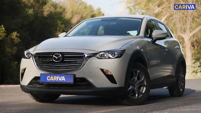 Used Mazda CX-3 I Facelift, 1.5 l, 2024 in Dubai by Cariva Used Cars , White color. GCC Specs | AUTO.AE