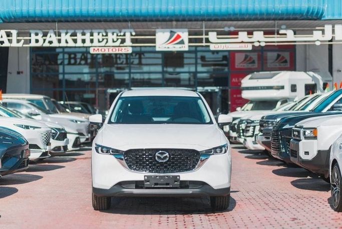New Mazda CX-5 II Facelift, 2.5 l, 2024 in Dubai by Albakheet Motors, White color. Chinese Specs | AUTO.AE