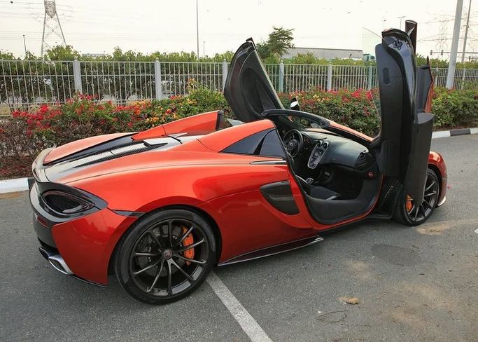 Подержанный McLaren 570S, 3.8 л, 2018 в Дубае от Mohammad Alkarak Motors Красный цвет. GCC | AUTO.AE
